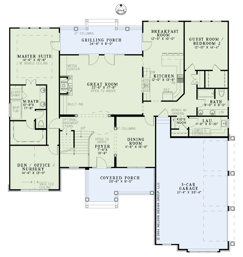 House Plan NDG 952 Main Floor
