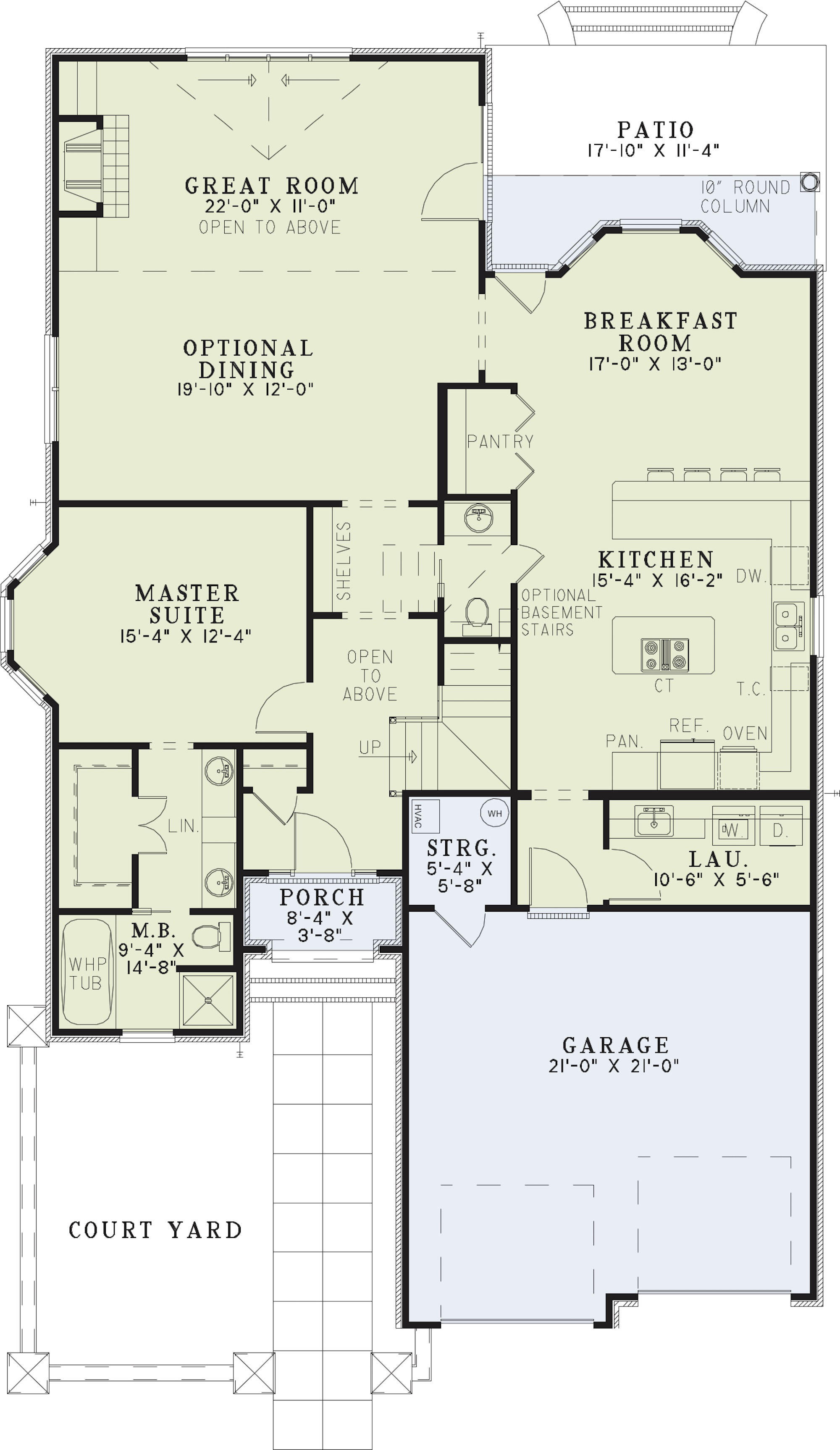 Nelson Design Group › House Plan 1177 Tabitha, Tuscany