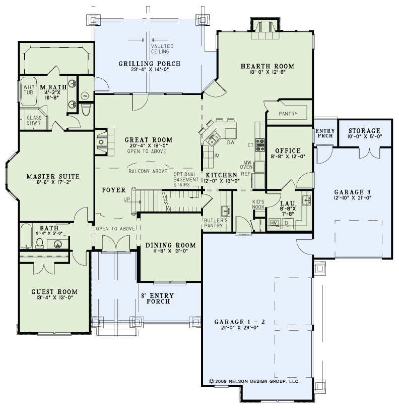 House Plan NDG 1274 Main Floor