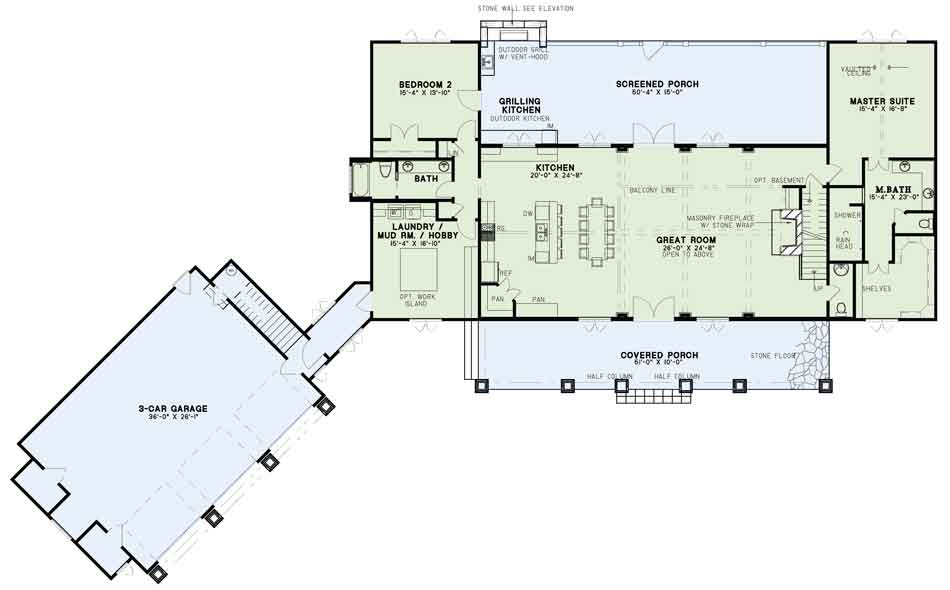 House Plan 1617 Hampshire Cove Rustic House Plan