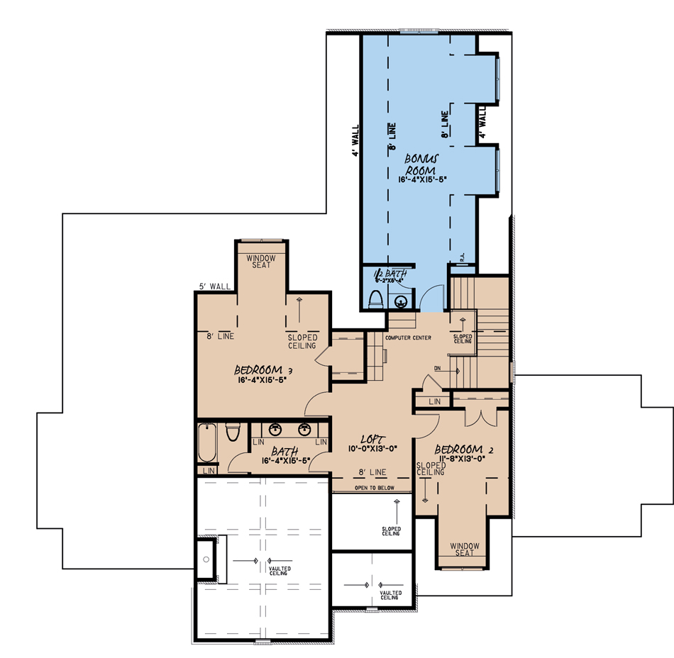 Nelson Design Group › House Plan 5275 Ashland Place