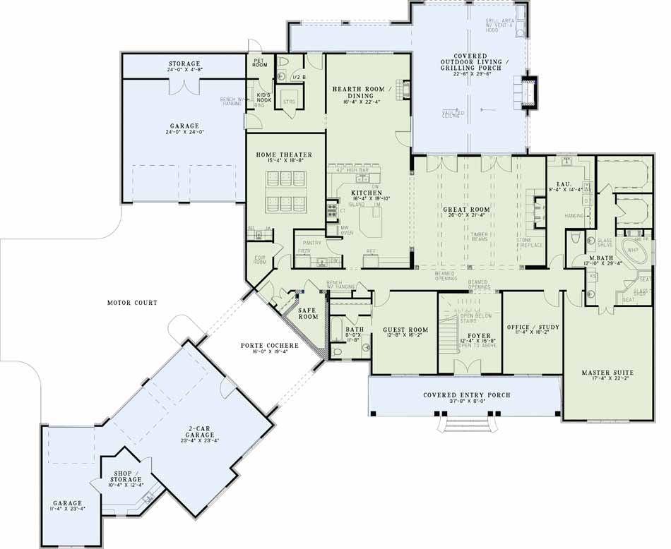 House Plan 1381 Odysseas European House Plan Nelson Design Group House Plan 1381 Odysseas European House Plan Nelson Design Group