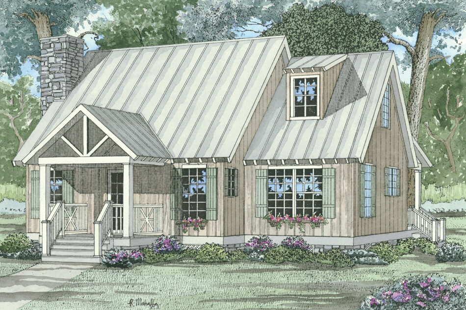 House Plan 5204 Oakleaf Cottage Country Home House Plan Nelson Design Group house-plan-5204-oakleaf-cottage-country-home-house-plan-nelson-design-group