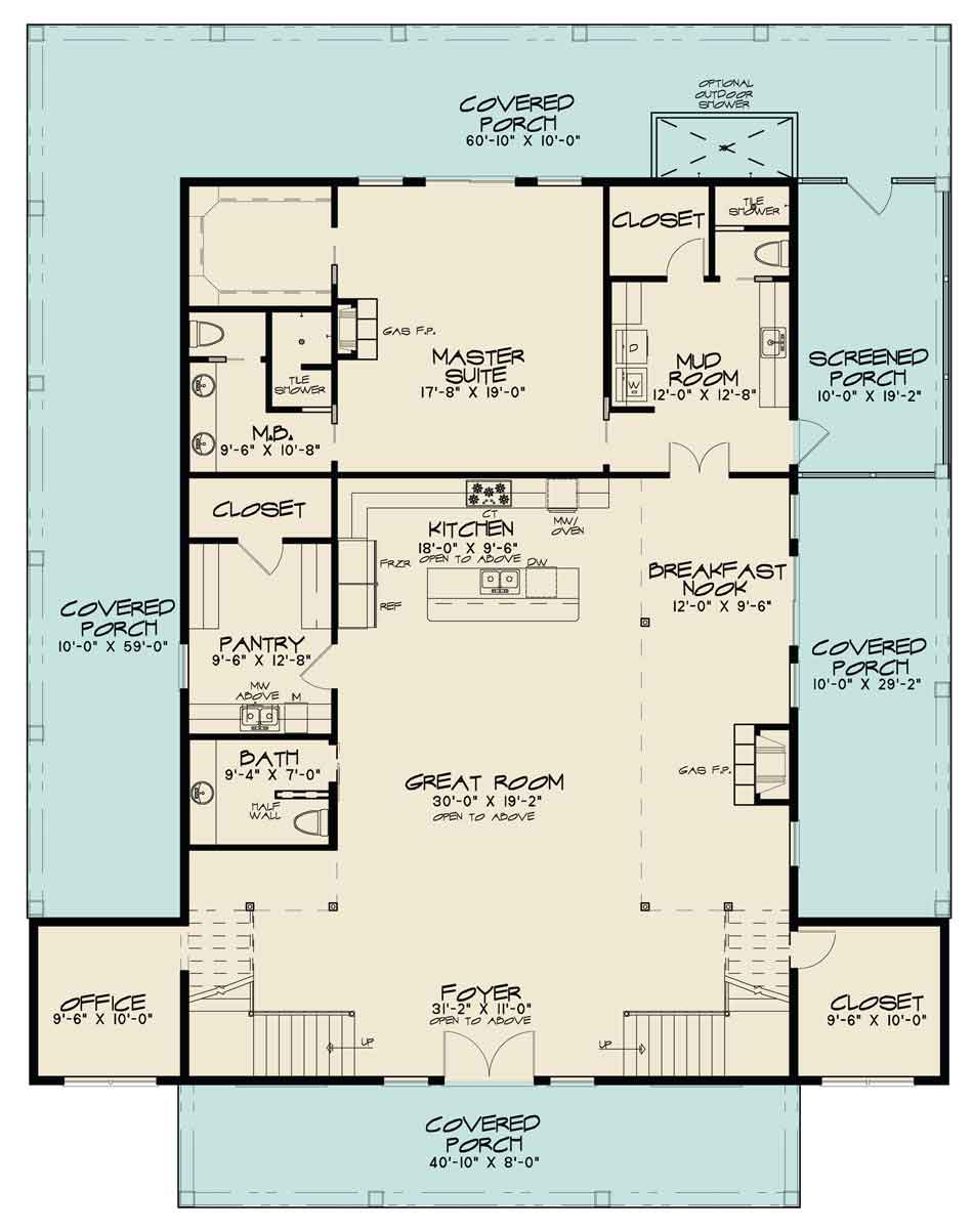 Nelson Design Group House Plan 1014 Barnwood Manor Farmhouse House Plan