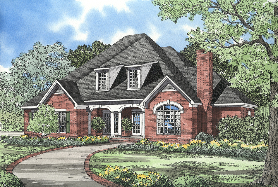 House Plan 151 Birchwood Lane French Classic House Plan House Plan 151 Birchwood Lane French Classic House Plan