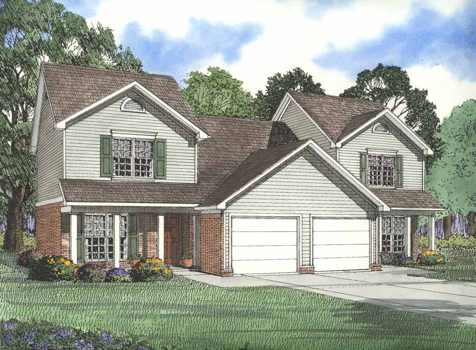 House Plan 413 Brookshire Multi Family House Plan House Plan 413 Brookshire Multi Family House Plan