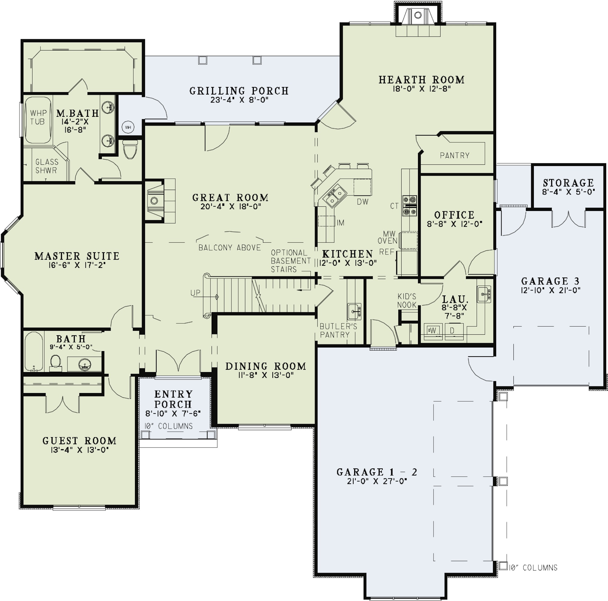 Nelson Design Group › House Plan 1179 Pettigrew Cove