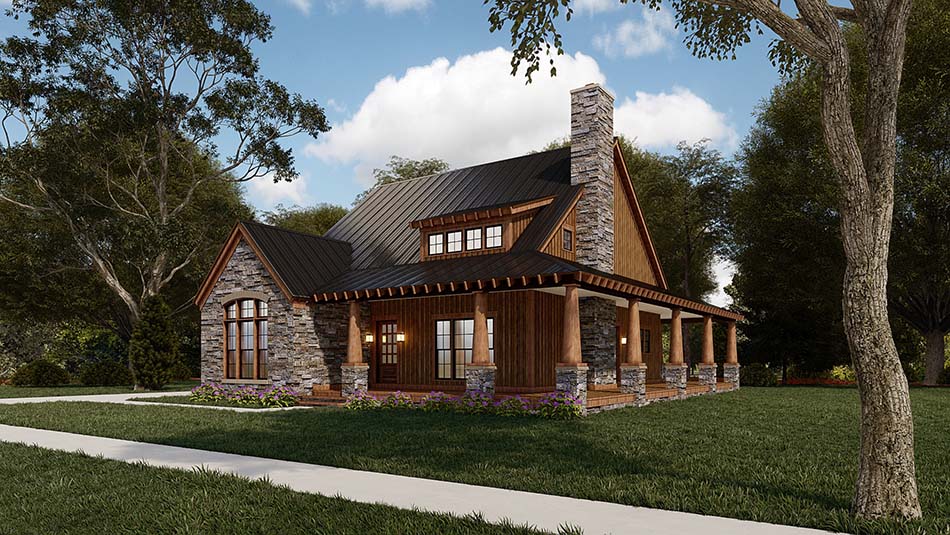 Featured image of post Rustic Mountain Retreat House Plans / The riverbend is a rustic style house plan with stone and porches.